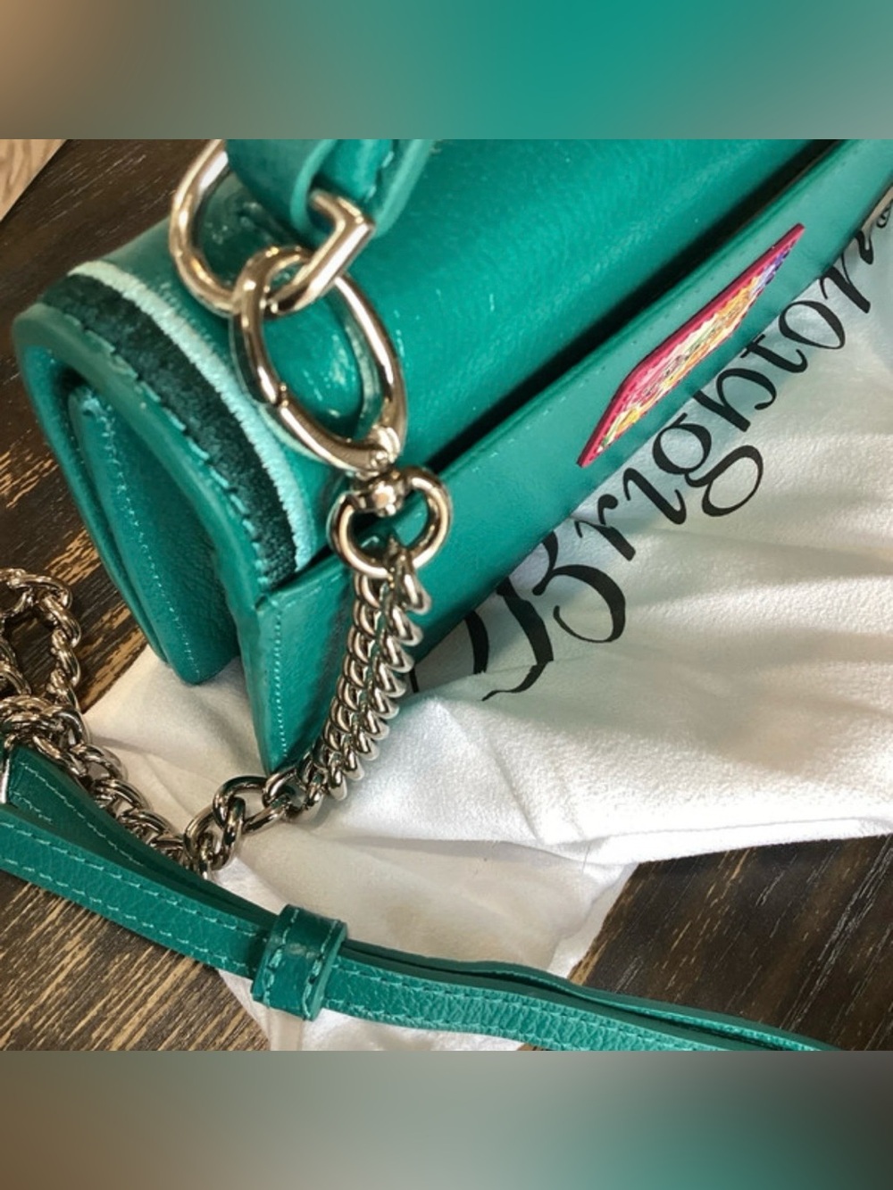 Brighton Celine Flap Bag NWT with Brighton Dust Bag MSRP: $295 - Picture 3 of 9